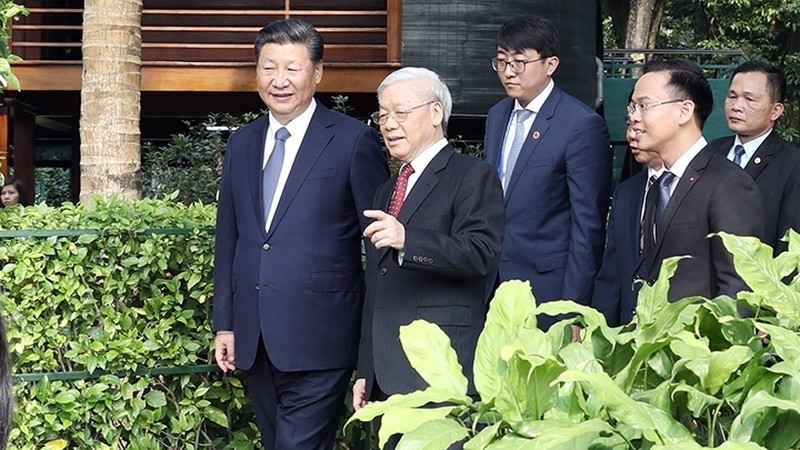 Báo chí Trung Quốc đưa đậm chuyến thăm của Tổng bí thư Nguyễn Phú Trọng