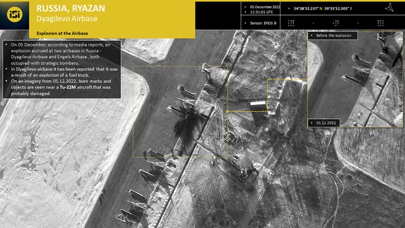 UAV vào sâu lãnh thổ Nga, phá hủy 2 máy bay, 3 quân nhân thiệt mạng