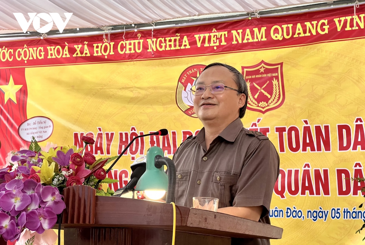 Tổng Giám đốc VOV dự Ngày hội Đại đoàn kết toàn dân tộc tại Hưng Yên