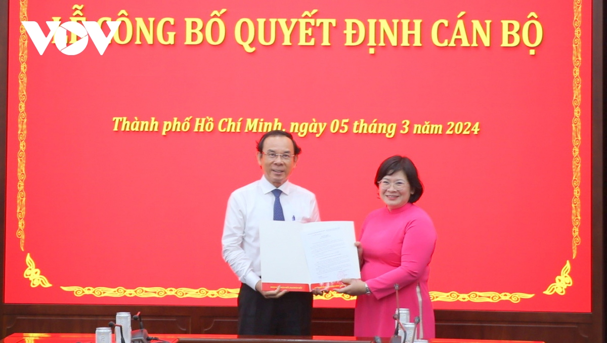 Bà Văn Thị Bạch Tuyết làm Trưởng ban Tổ chức Thành ủy TP.HCM