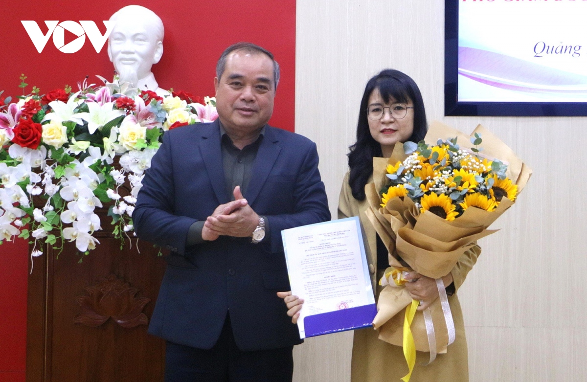 Sở TT&TT tỉnh Quảng Ngãi có nữ Phó Giám đốc